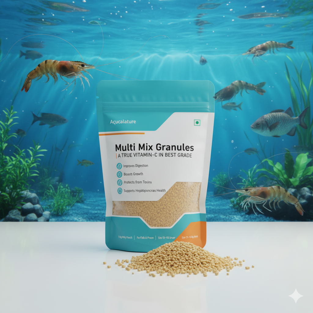 Multi Mix Granules Granules Formulation for Aquaculture